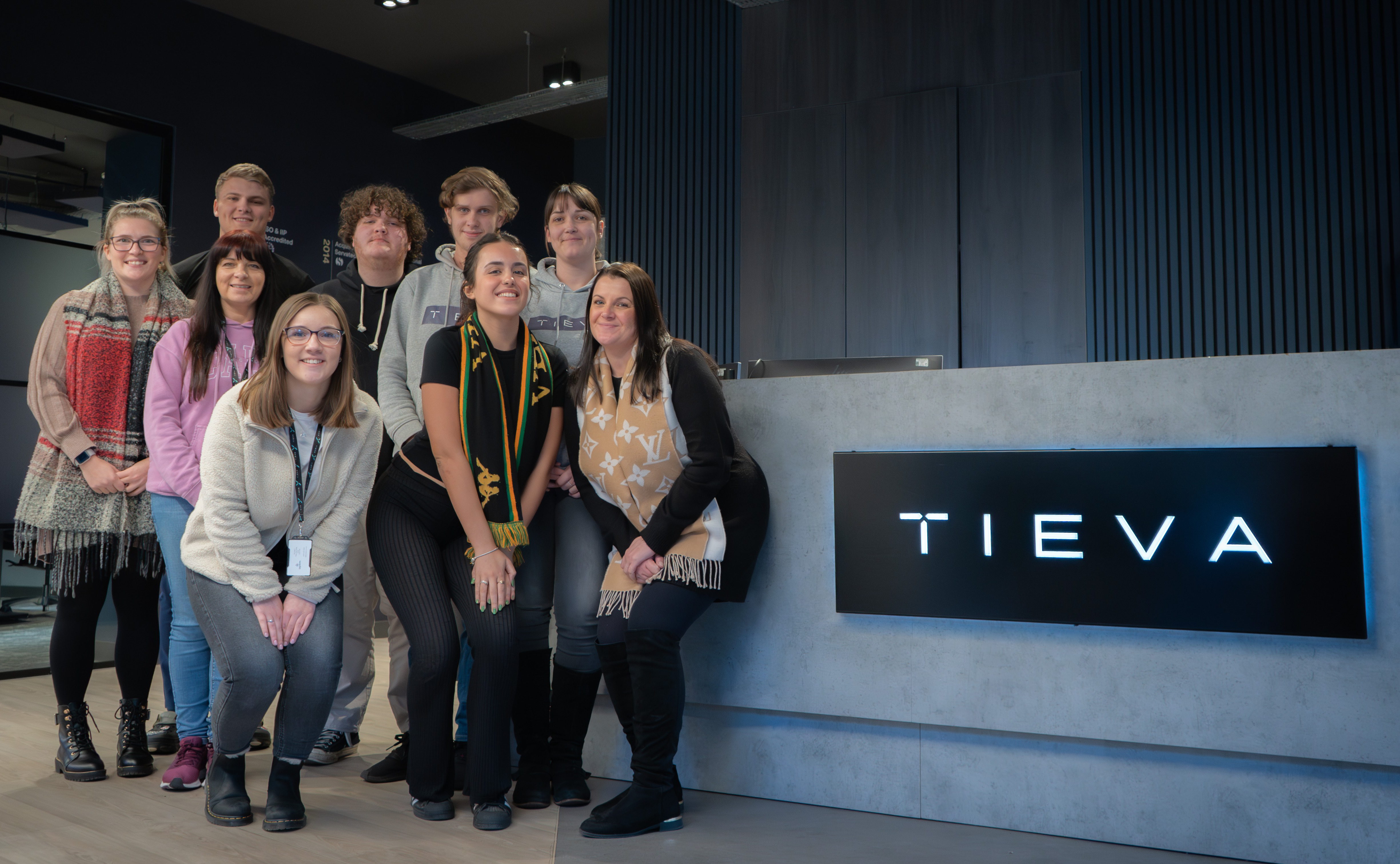 Shipley College T Level students visit TIEVA