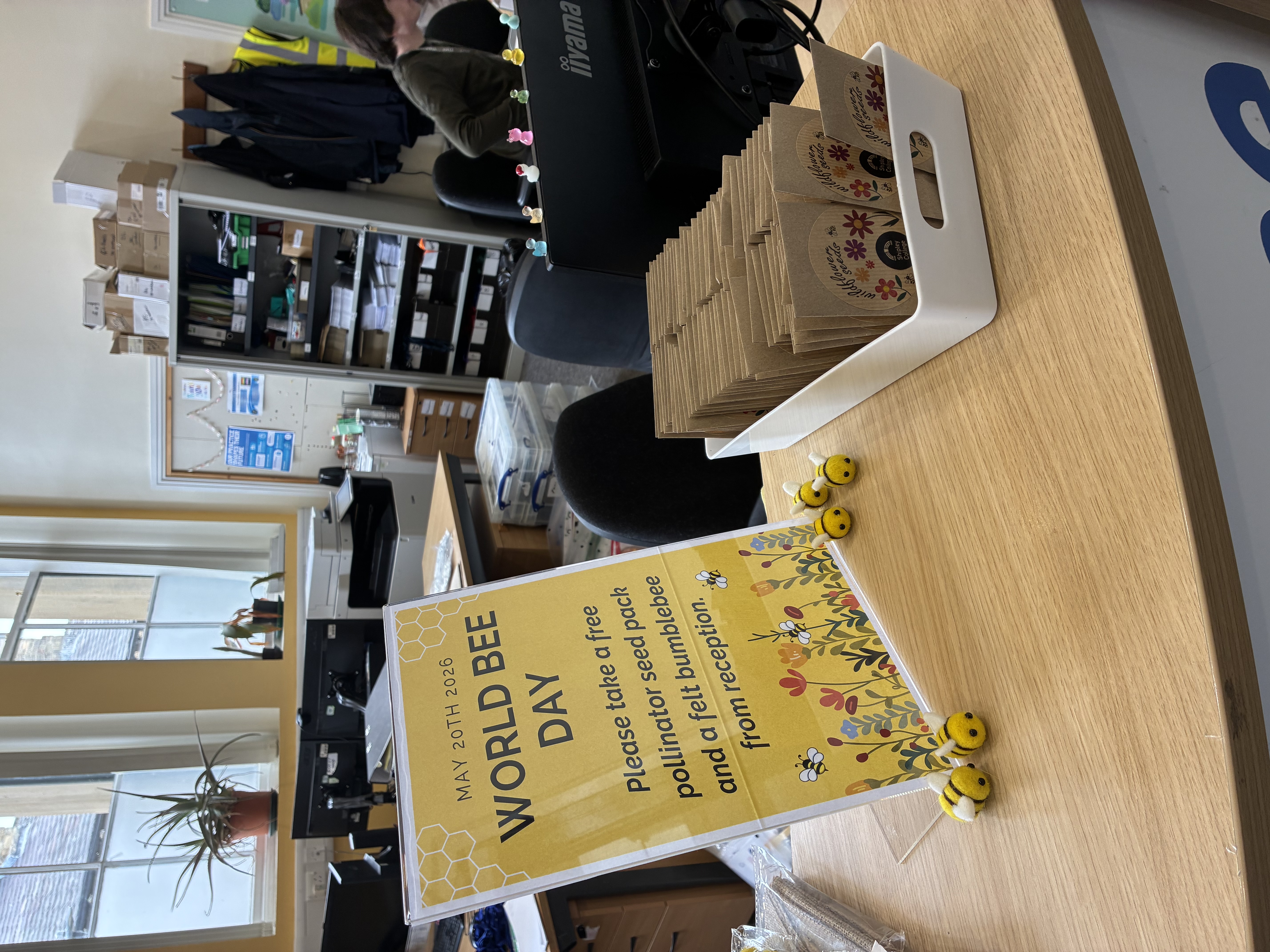 Reception Packs And Bees For Staff, Students And Visitors (1)